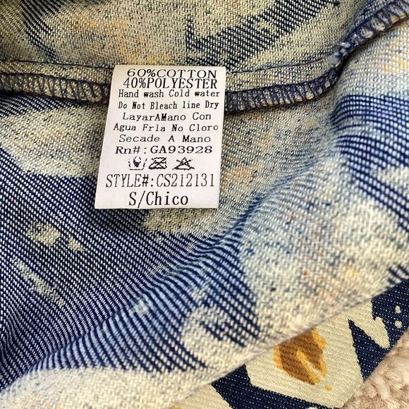 Woman’s Cals Chico multi print vest small - Picture 7 of 7